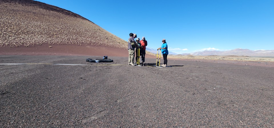 Field work at the Euphrata Fan