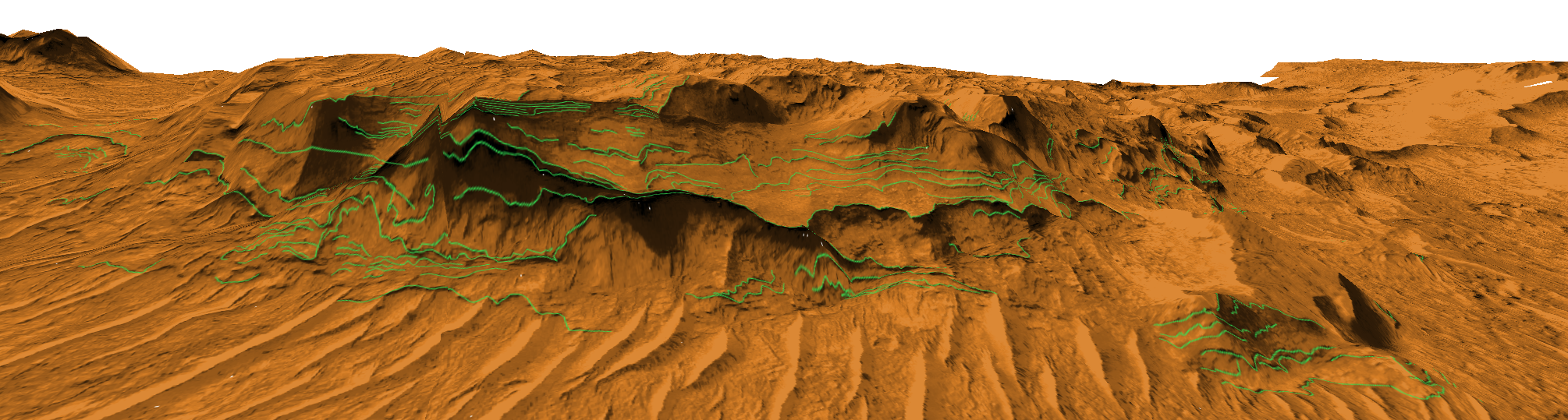 Stratigraphic analysis of the distal deposit
